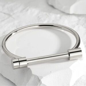 Stainless Steel Nail Bangle Unisex Bracelet D Shaped Nail screw Screwdriver